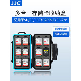 Estojo para cartão de memória JJC Cartão SXS XQD CFexpress Cartão tipo A/Cartão B Cartão CF Estojo para cartão SD Capa p