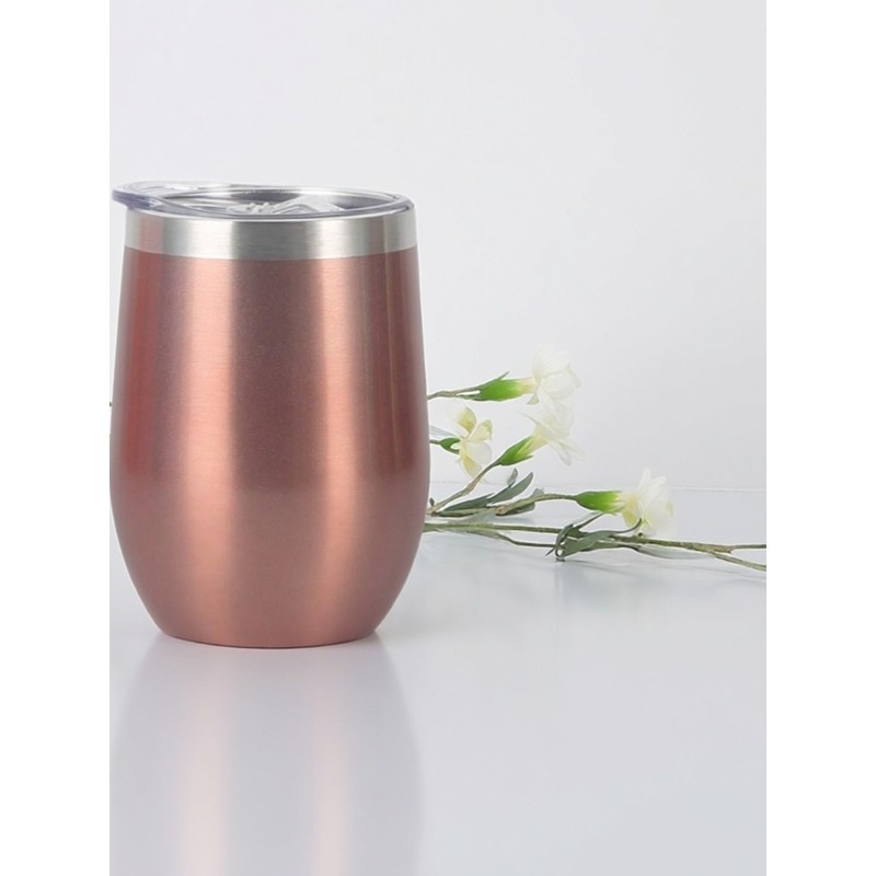 Copo de ovo copo de casca de ovo dupla camada grande barriga copo de água copo térmico em forma de U aço inoxidável copo