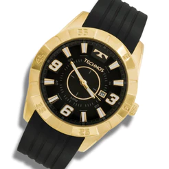 Relógio Masculino Technos Soul Preto e Dourado Original Presente 2115KZA8P