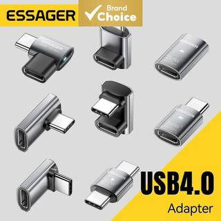 Essager Adaptador USB4.0 OTG 40Gbps 240W Carregamento Rápido Conversor 90 Graus USB Tipo …