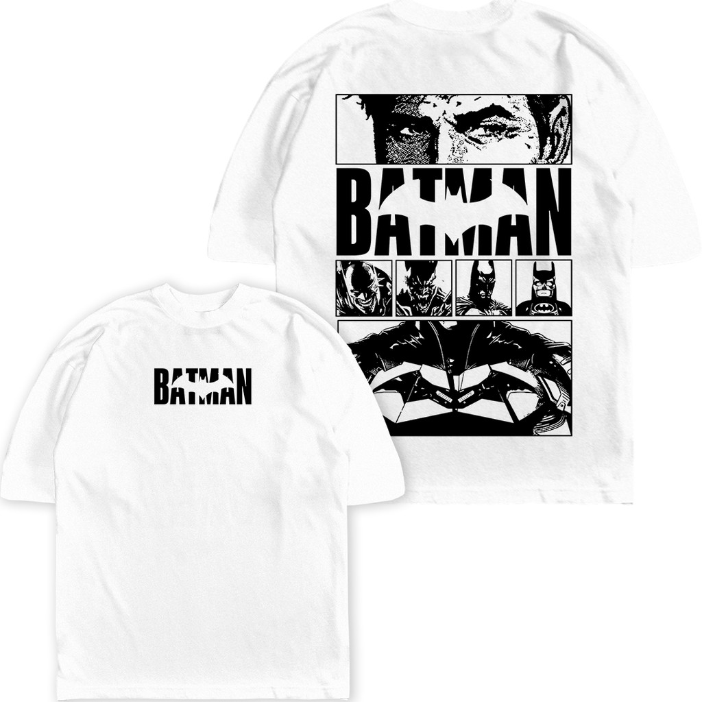 Camiseta Oversized Batman Quadrinhos Streetwear Aesthetic Camisa Unissex