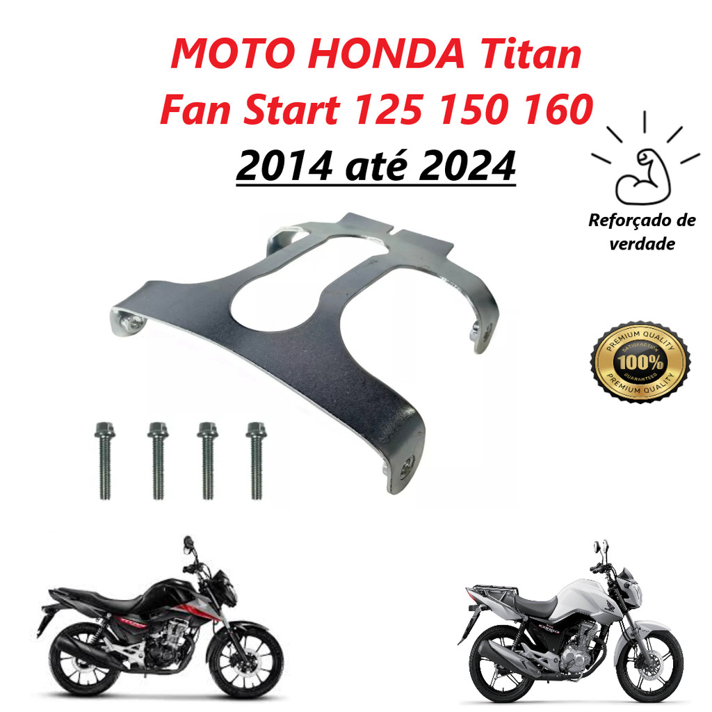 Kit Suporte aranha do Paralama Parabarro Parafuso Fixação Honda Titan Fan Start 125 150 160 até 2024 em Oferta na Shopee
