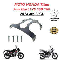 Kit Suporte aranha do Paralama Parabarro Parafuso Fixação Honda Titan Fan Start 125 150 160 até 2024