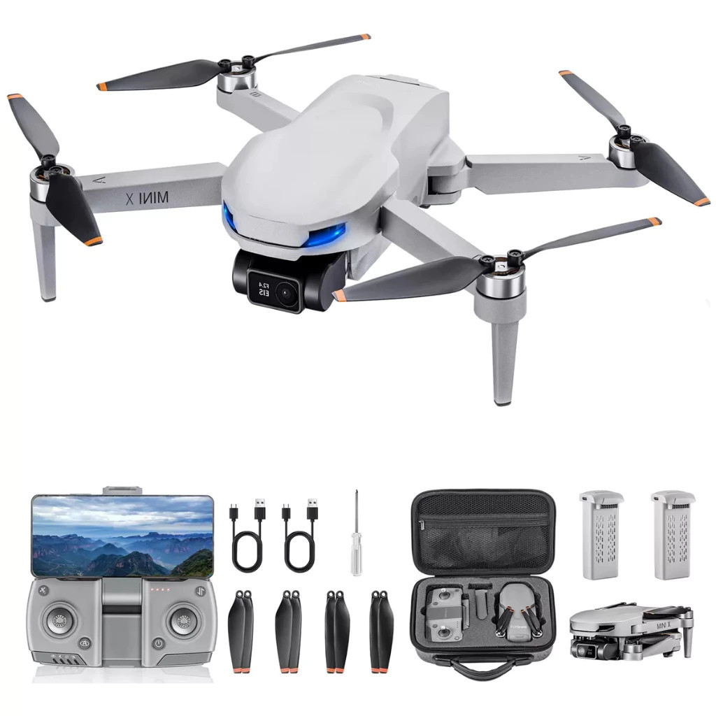 【GENAI】Drone LRSC S6S Mini - Dupla Câmera, GPS 5G e Baterias Extras - O Melhor Custo-Benefício! em Oferta na Shopee