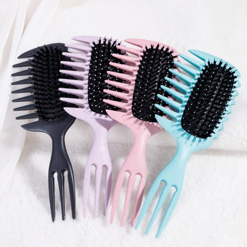 Pente Cabelo Judeu Airs Almofada Escova Massagem Encaracolado Definir em Oferta na Shopee