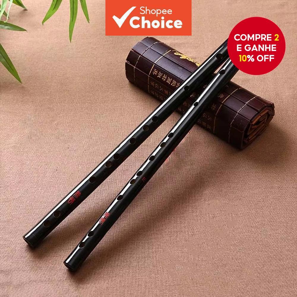 Presente Dizi-Flauta Mestre Mágica Tradicional Chinesa , Chave Hengdi Magic Master Cdefg , Instrumento De Bambu Preto We em Oferta na Shopee