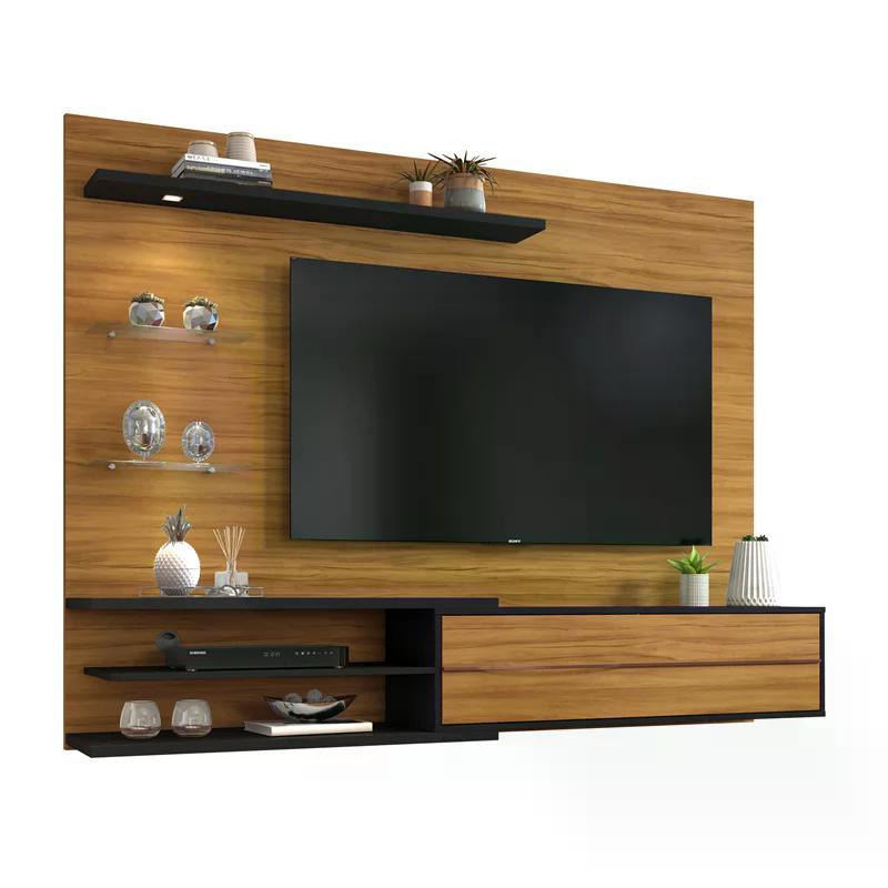 Painel para Tv até 60 Polegadas Off White e Freijó NT1115 Notável Móveis em Oferta na Shopee
