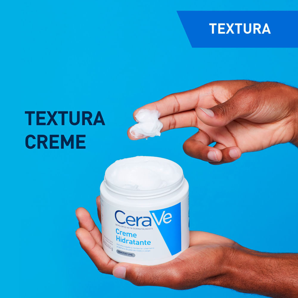 Detalhes do CeraVe Creme Hidratante  454g