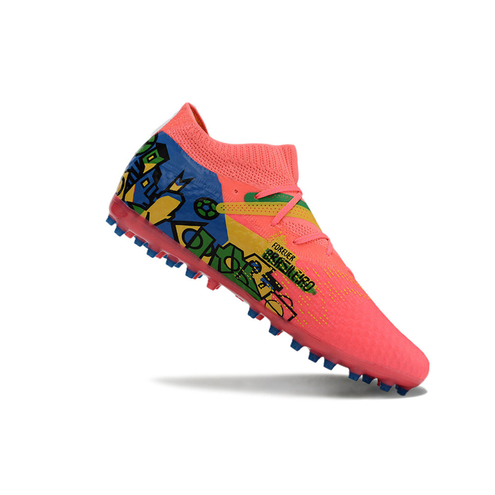 Sapatos de Futebol Masculinos Confortáveis para Adultos TF Campo Sapatos Esportivos Tênis de Futebol Branco Preto em Oferta na Shopee