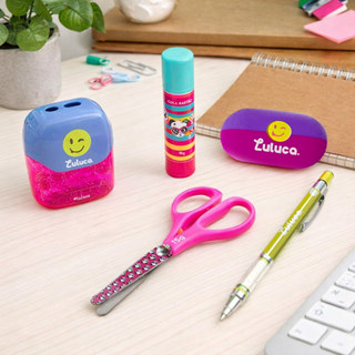 Material Escolar Papelaria Fofa Luluca Lápis Borracha Apontador em Oferta na Shopee