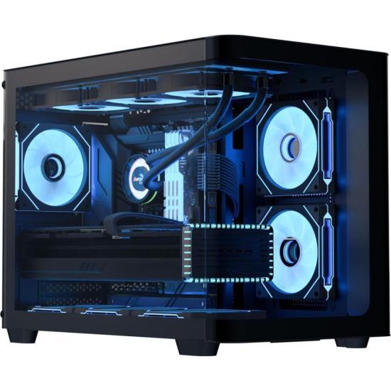Gabinete Gamer Aerocool ATX P300C Preto Lateral Vidro [F002]
