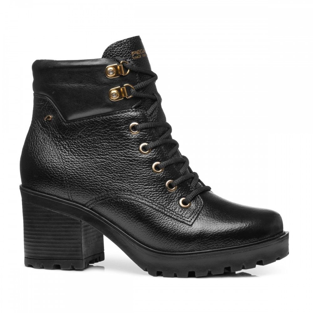 Bota Pegada 282602-04 Coturno Tratorado Feminino