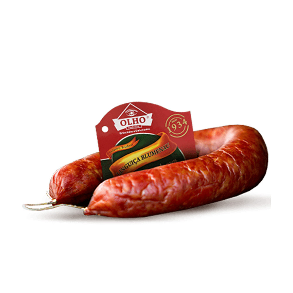 2kg Linguica Blumenau Artesanal Olho - Legítima