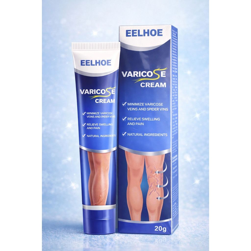 Creme para Varizes e Vasinhos nas Pernas – Alívio de Inchaço e Cansaço 20g