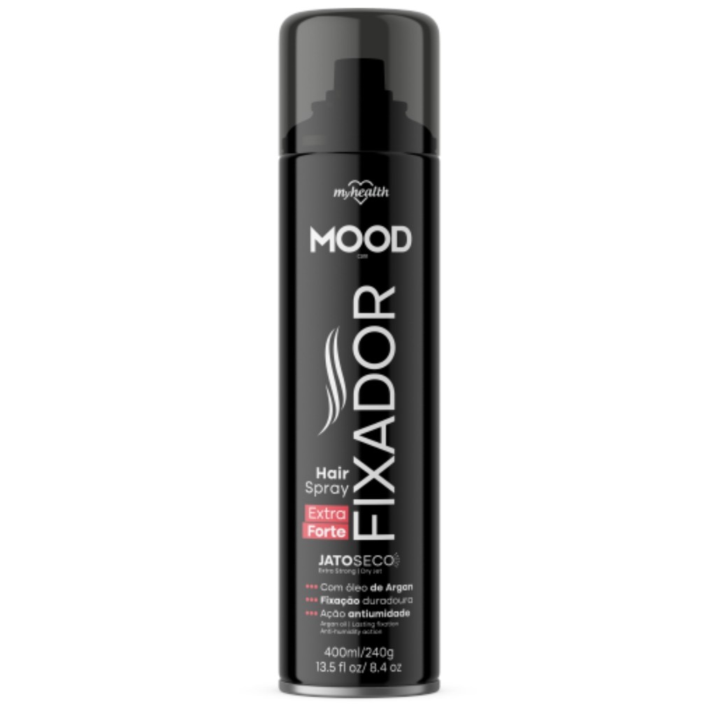 Fixador De Cabelos Extra Forte Spray Mood 400mL My Health
