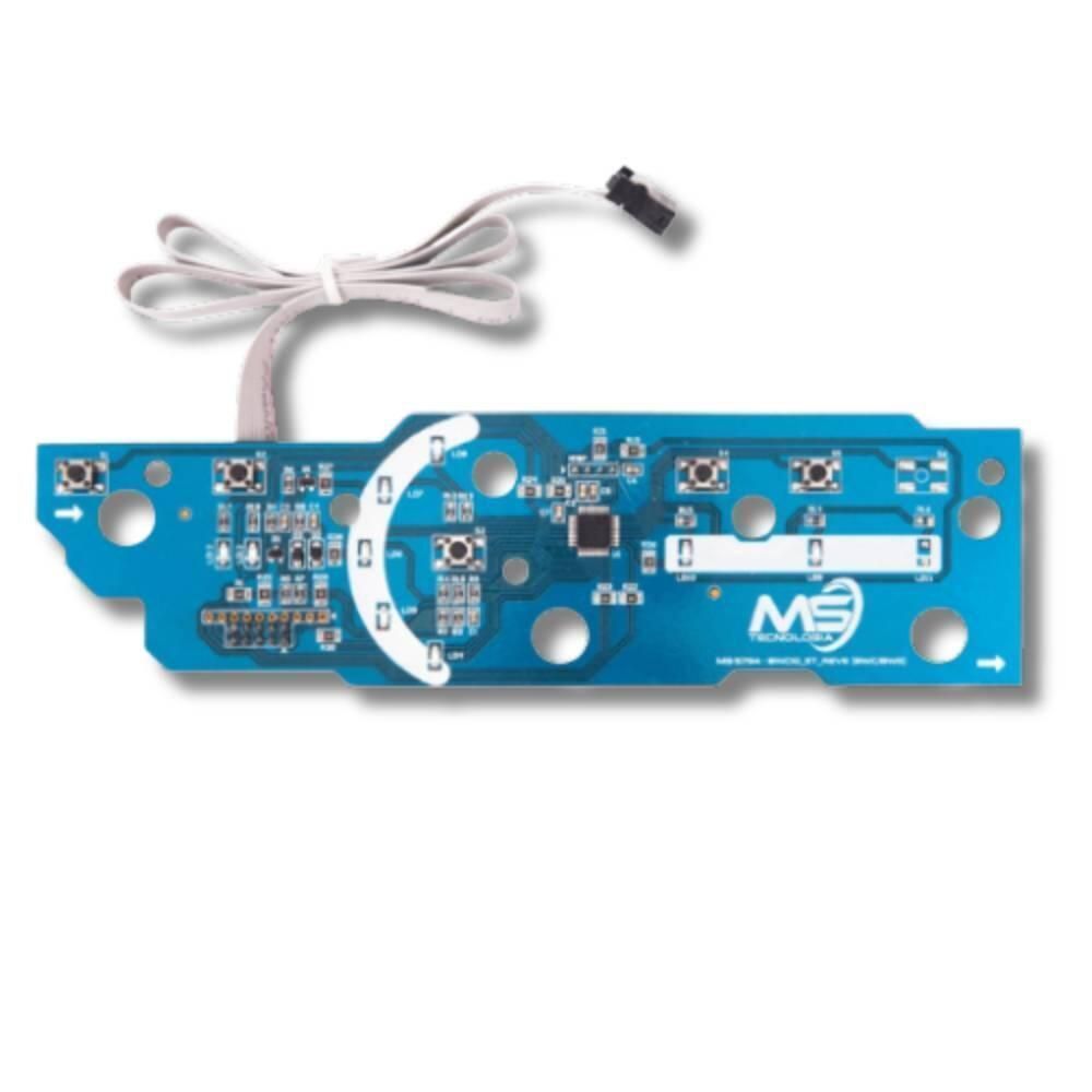 Placa interface compatível com lavadoras Brastemp BWC07A e BWC08A