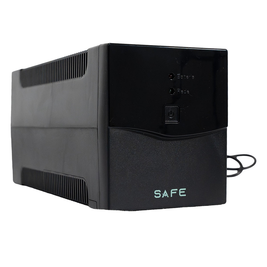 No-break 1200VA Automático 8 Tomadas P/ CFTV Alarme E Modem