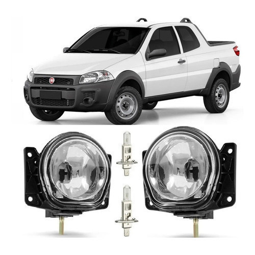 Par Farol De Milha Strada G4 2016 2017 2018 2019 + Lâmpada em Oferta na Shopee