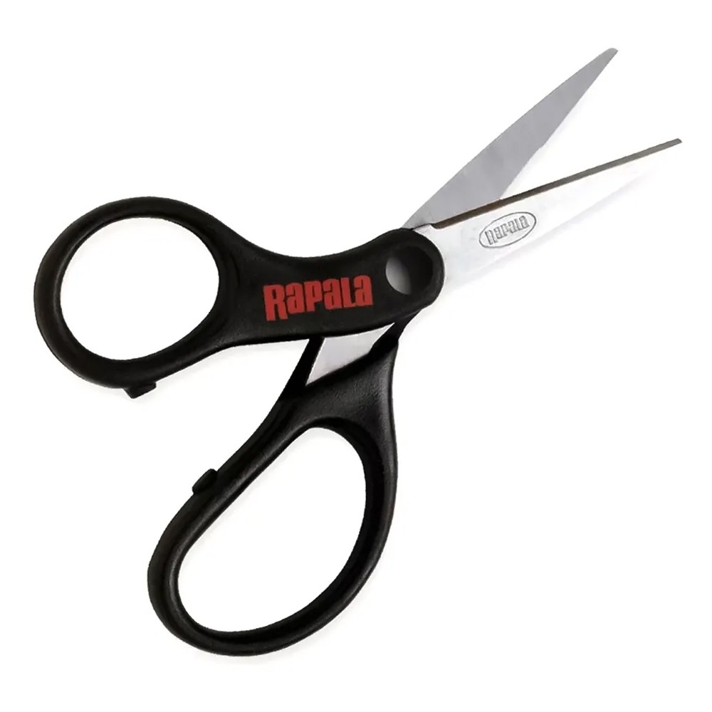 Tesoura Rapala Aço Inox Preta - Rapala