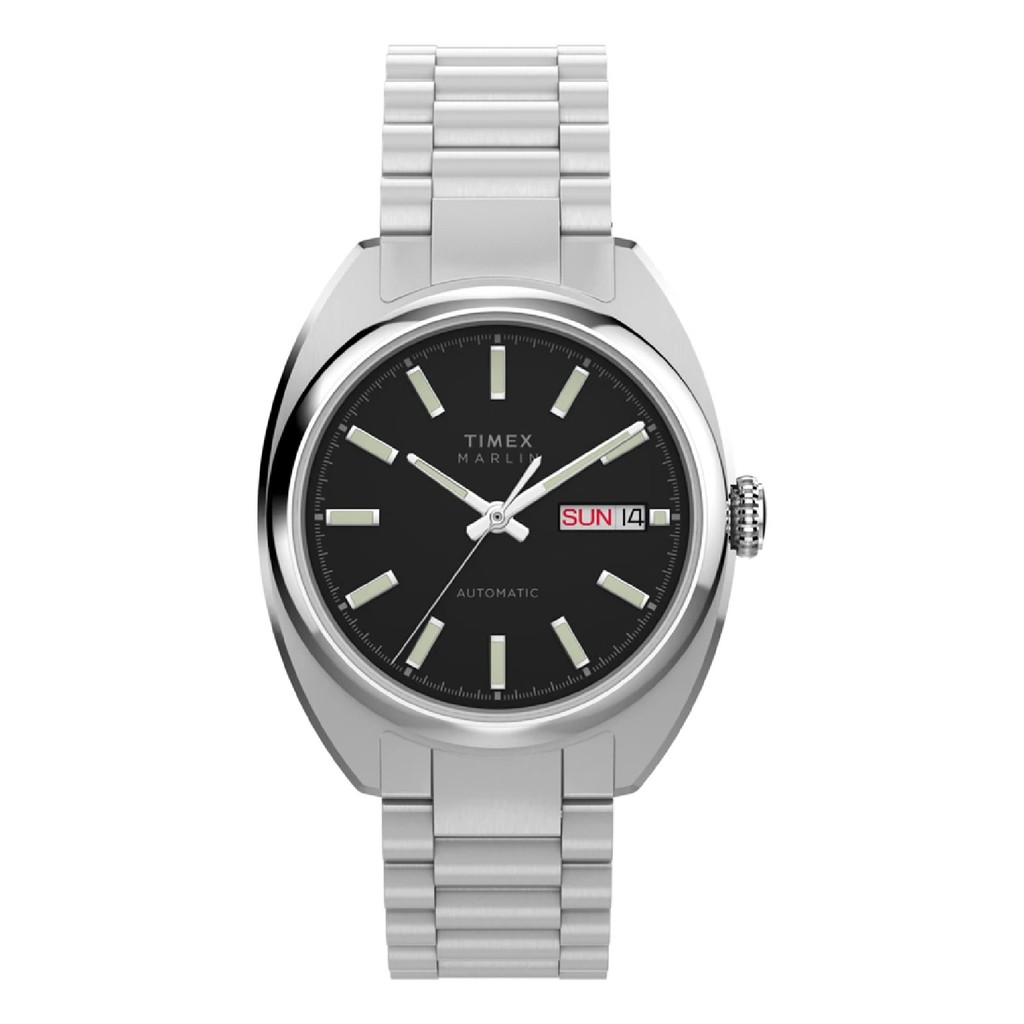 Relógio Timex Marlin Draper Automatic TW2Y65000 Masculino 37mm Aço Inox