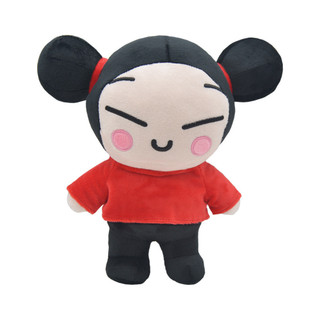 ​     Boneca de Pelúcia Chinesa PUCCA 25cm, com Cabelos Macios, Adequada para Crianças - Série de Personagens de Desenho