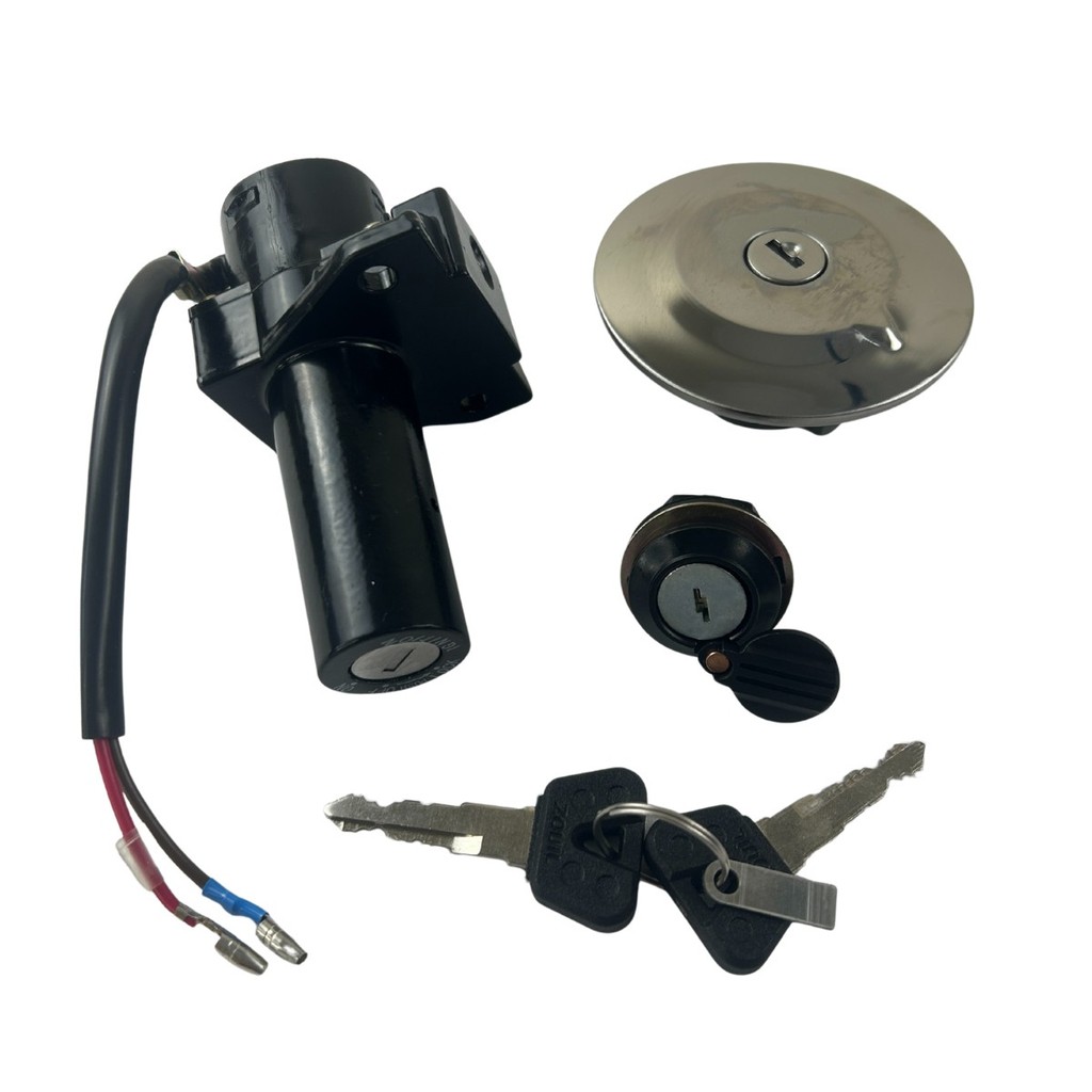 CONJUNTO DE TRAVAS CHAVE IGNIÇÃO TAMPA TANQUE XTZ 125 / FACTOR 125 150 / FAZER 150 em Oferta na Shopee