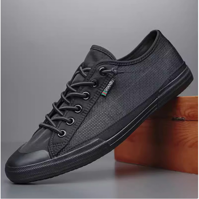 Sapatos de rede masculinos de verão velhos sapatos de pano de pequim sapatos masculinos sapatos esportivos casuais desli