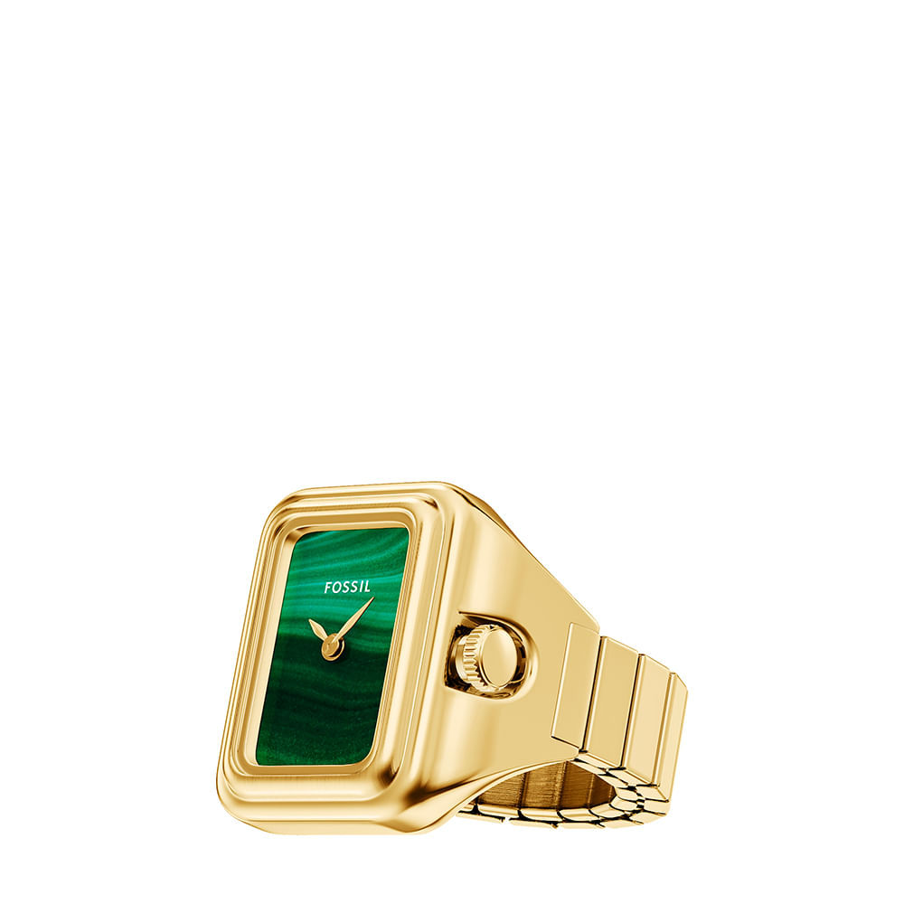 Relógio Anel Fossil Feminino Raquel Dourado - ES5448/1VN