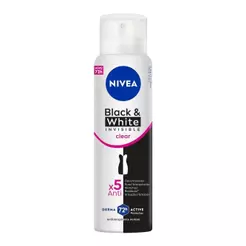 Desodorante Aerossol NIVEA Black & White INVISIBLE Clear 150ml