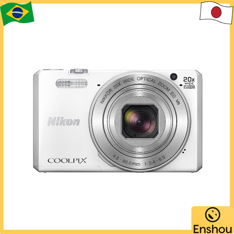 [USED]Do Jopão [USADO] Câmera Digital Nikon COOLPIX S7000 Zoom 20x 16.05 Megapixels Branco S7000WH