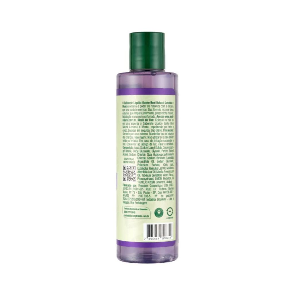 Sabonete Boni Natural Líquido Lavanda e Menta 300ML