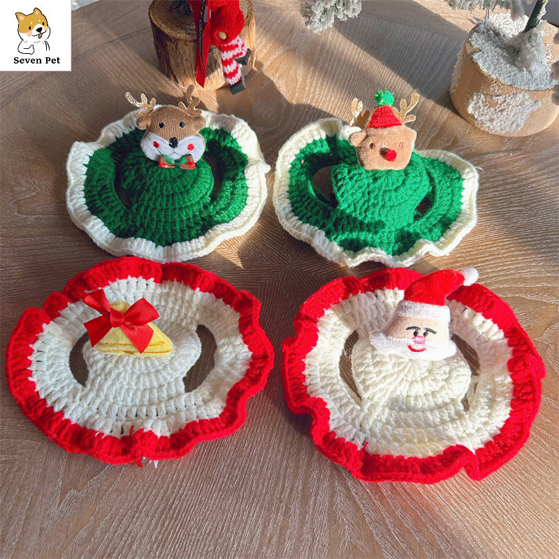 Bonito Alce Cão Chapéu De Natal Ano Novo Filhote De Cachorro Boné Gato Vestir-Se Pet Headdress Papai Noel Chapelaria