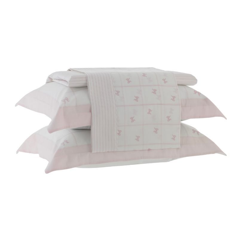 Jogo De Cama 300 Fios Satinée Kacyumara Lacinho em Oferta na Shopee