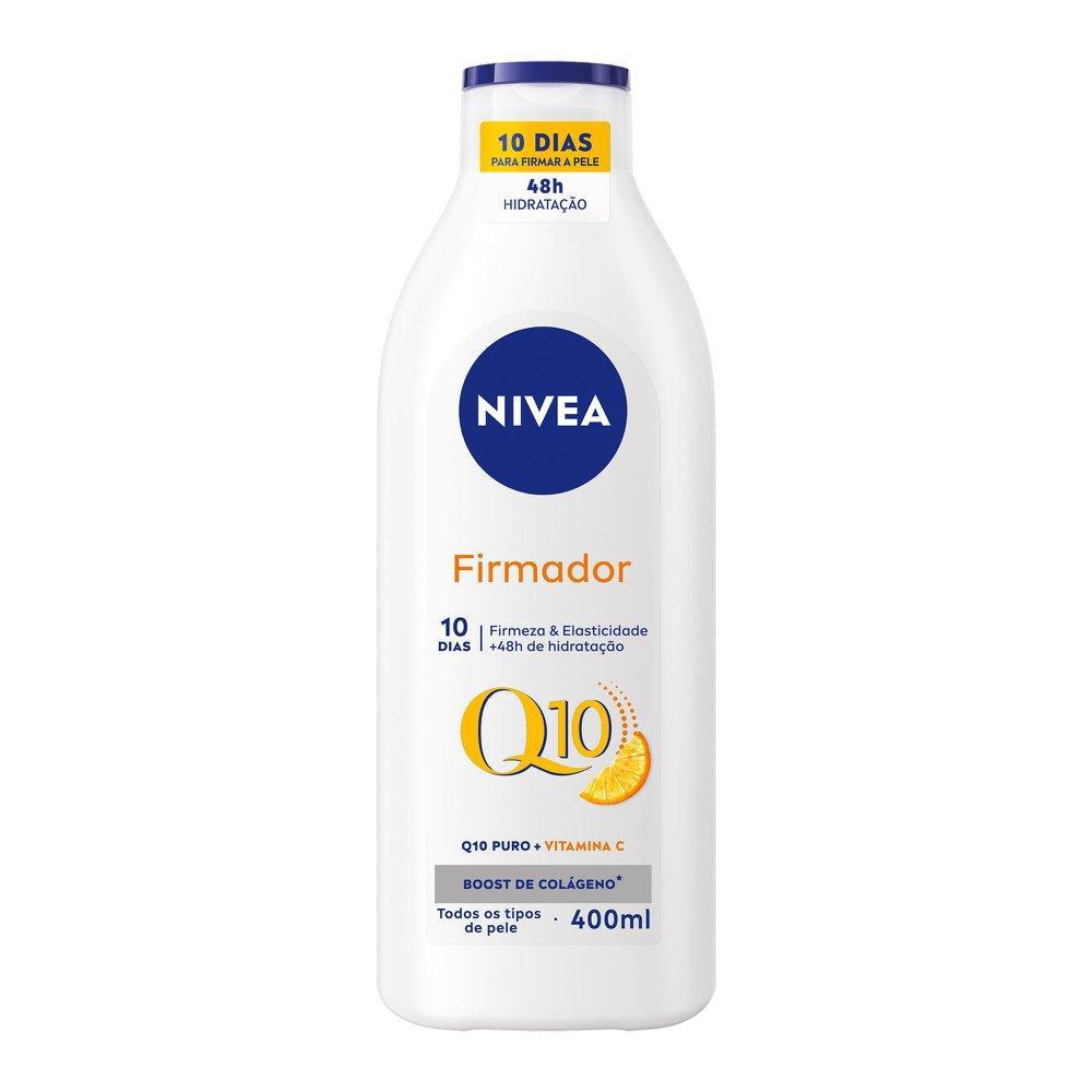 Loção Hidratante NIVEA Firmador Q10 + Vitamina C Todos os Tipos de Pele 400ml em Oferta na Shopee