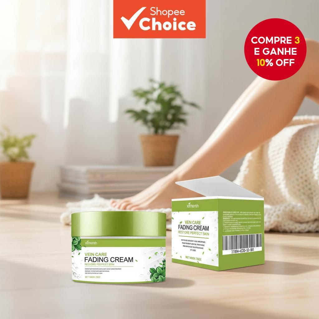 Creme Varizes: Elimina Vasinhos, Alivia Inchaço, Melhora a Circulação, Alívio Rápido para Pernas Dolorosas em Oferta na Shopee