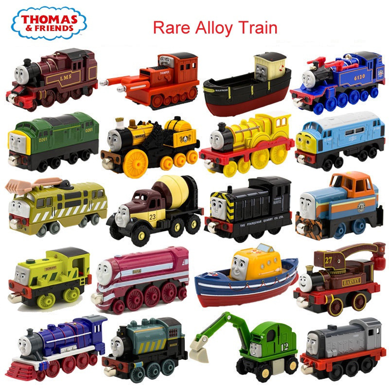 Trem De Liga Rara Themax Hiro Capitão Den 1 : 4 Locomotiva Magnética Fundida Em Metal