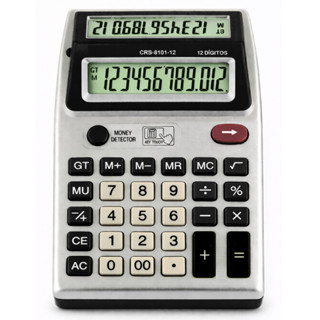 Calculadora Duplo Visor para Comércio Financeira 12 Dígitos com Teste de Nota Falsa em Oferta na Shopee