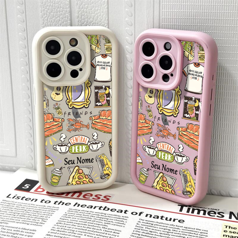 Capinha de celular personalizada Friends Melhor Amizade para Samsung Galaxy A05 A55 A04 A15 A14 A23 A32 A35 S23 S24 Capa
