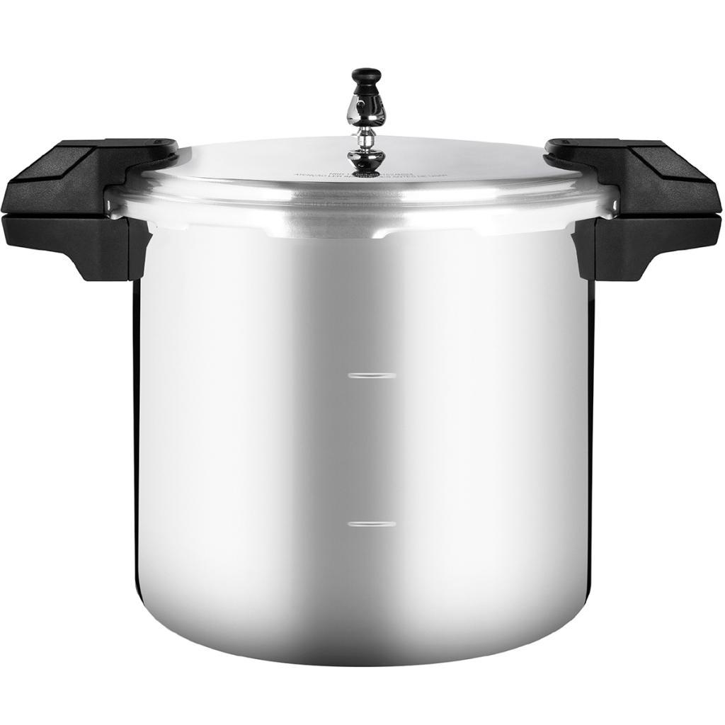 Panela de Pressão Rochedo Pro 20 Litros Alta Capacidade Polida e Fechamento Externo em Oferta na Shopee