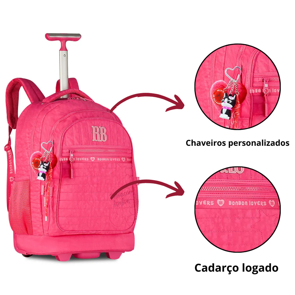 Mochila de Rodinhas Rebecca Bonbon Sweet Dreams - Clio Style · foto 2