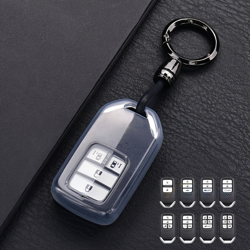 Adequado Para Capa Protetora De Chave Honda , Compatível Com Civic , Accord , CR-V , Ridgeline , Odyssey Passport , HR X