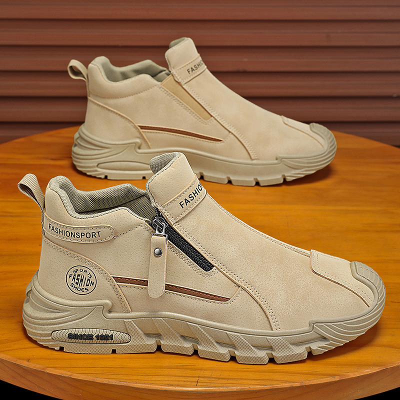 Lazer esportes antiderrapante resistente ao desgaste sapatos de proteção do trabalho masculino macacão de alta qualidade