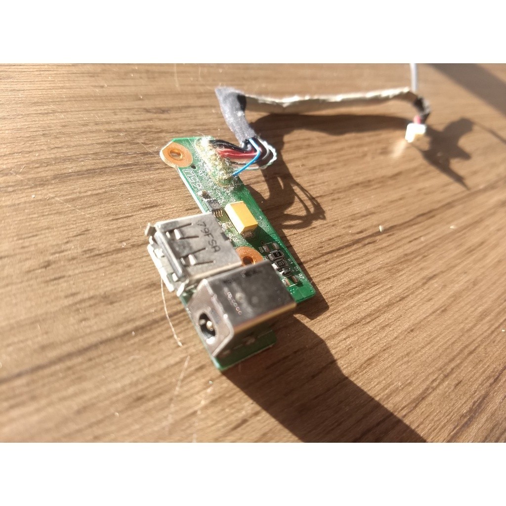 Placa Dc Jack Power Energia Usb Notebook Hp Pavilion Dv6000 - ORIGINAL