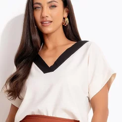 Blusa Em Linho Quintess Natural