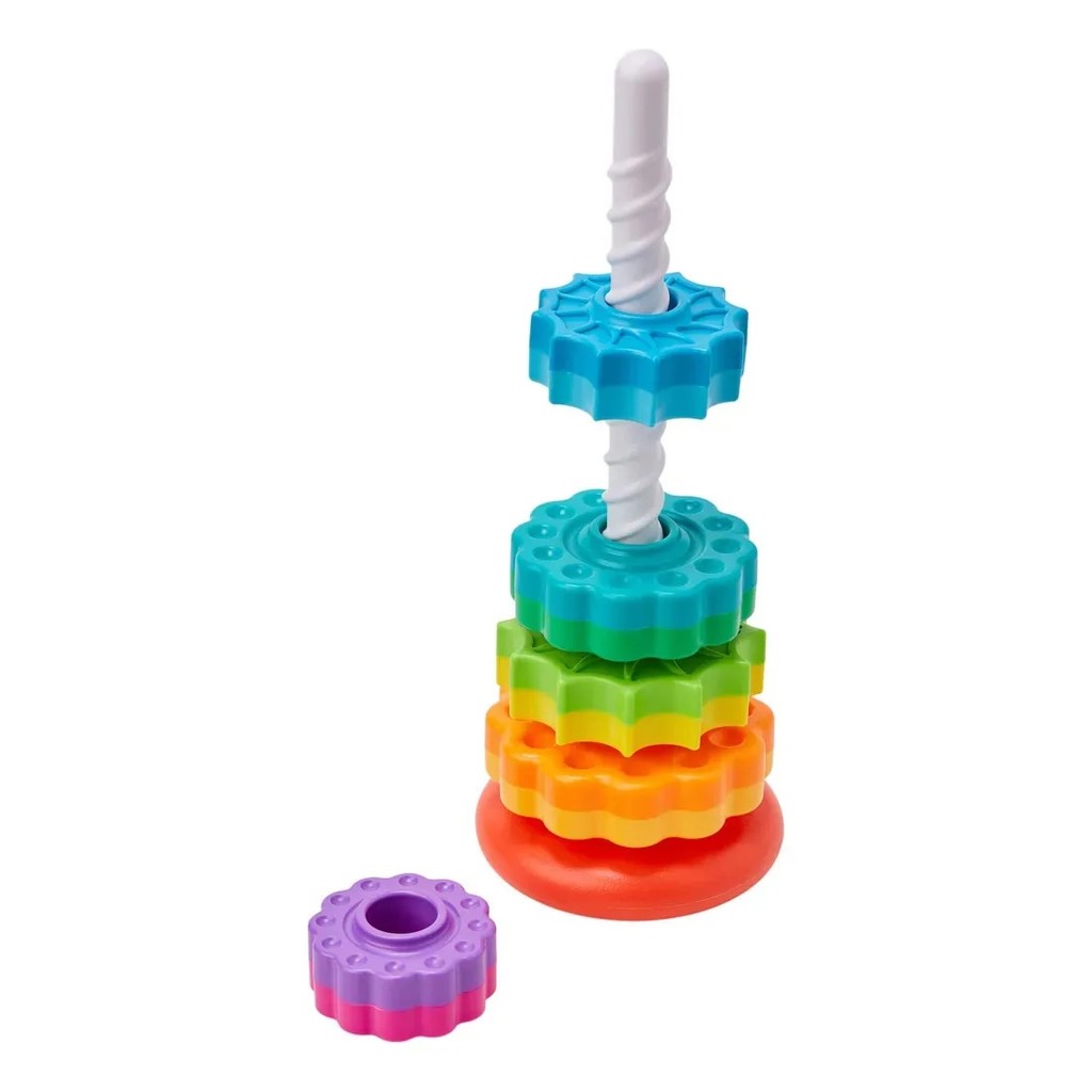 Torre De Empilhar De Atividades Brinquedo Bebê Infantil Buba