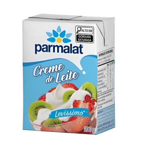 Creme De Leite Levíssimo Parmalat 200g em Oferta na Shopee