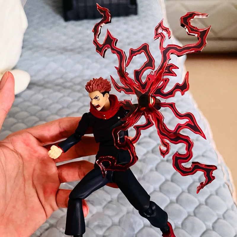 Shf feitiço luta Gojo Satoru preto piscando feitiço poder efeitos especiais peças nóweed Yuren dois lados Nuo relâmpago