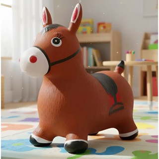 Cavalinho Infantil de Montar Unicórnio Upa Upa Toca Música com Luz á partir 1 Ano em Oferta na Shopee