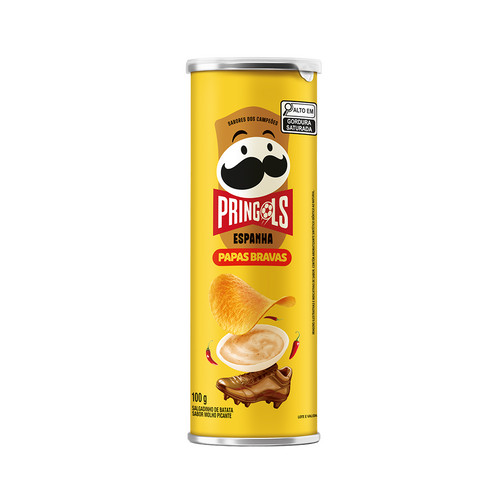 Salgadinho Batata Frita Pringles Papas Bravas 100g