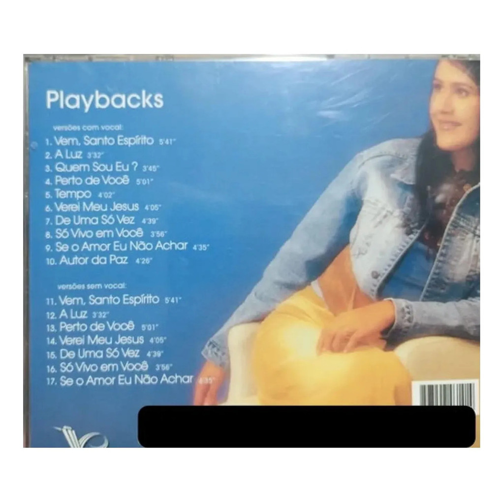 Cd Melissa Barcelos - Verei Meu Jesus - Lacrado 2 Cds Melissa Barcelos - Verei Meu Jesus Play-back